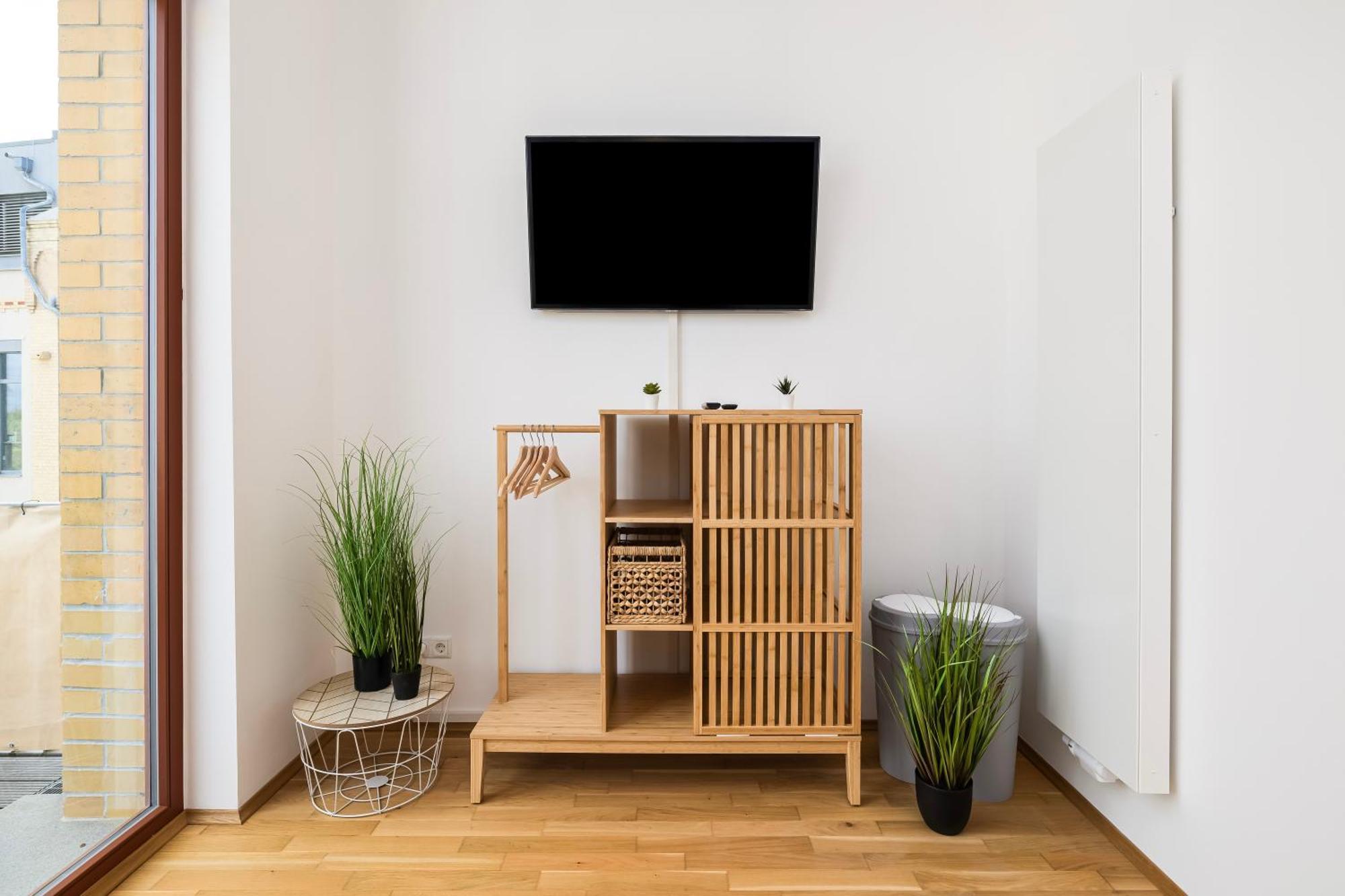 Mayhome - Strandloft Schoenes Studioapartment Mit Balkon, Kueche Und Tiefgarage - Sauna Und Fitness Direkt Nebenan Apartment *
